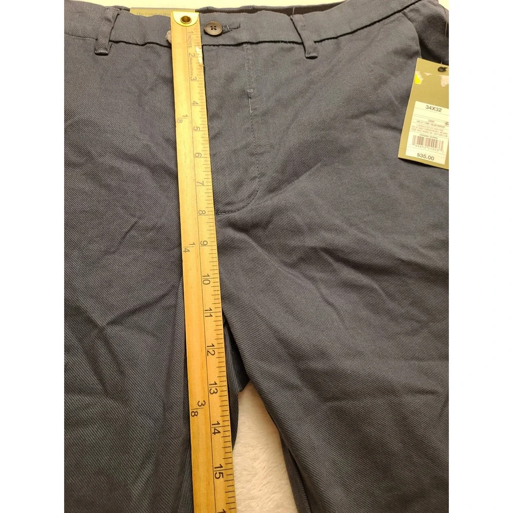 Goodfellow & Co Men's Slim Fit Comfort Wear Chino Pants Blue 34x32 New NWT